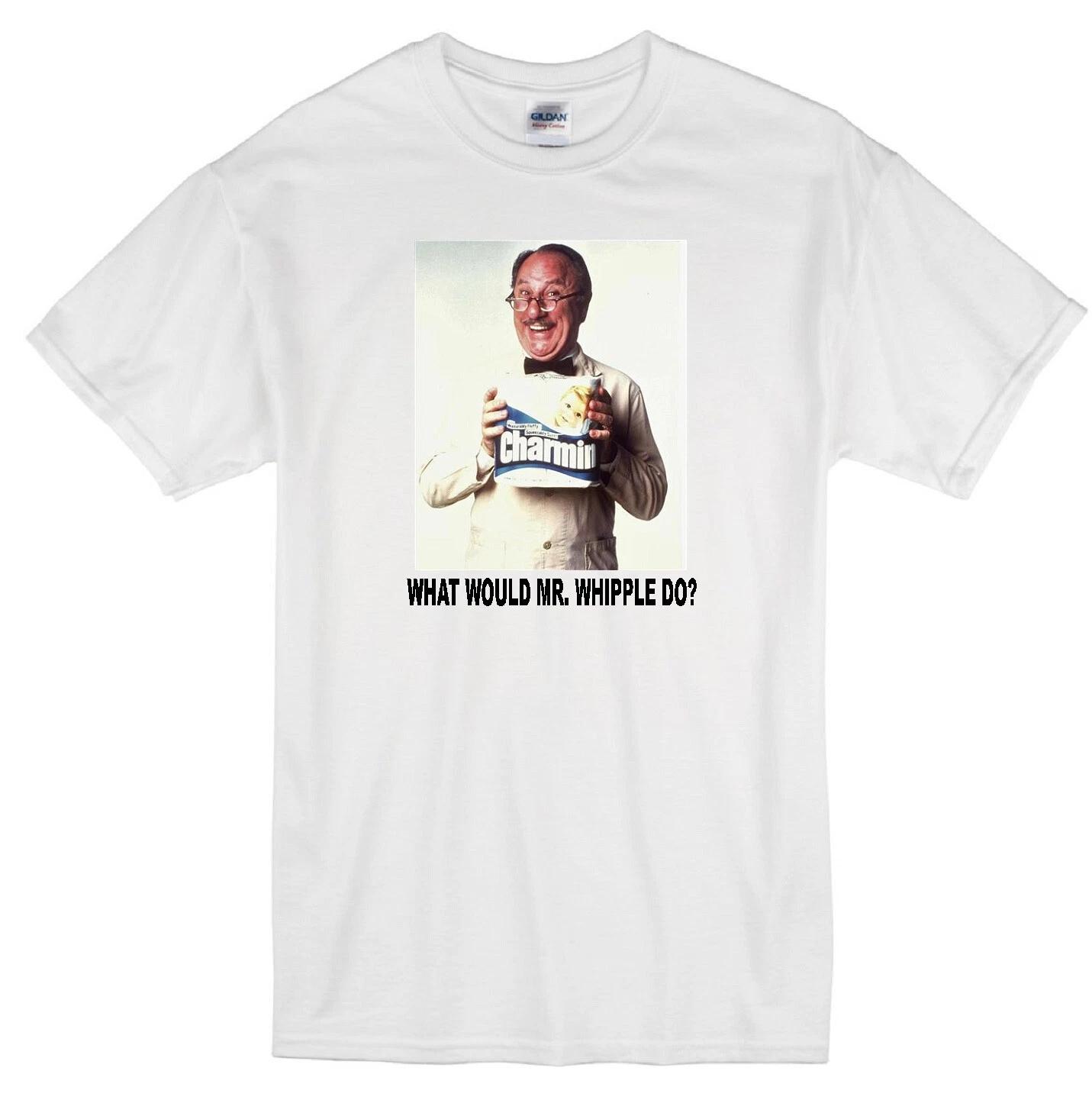 MR WHIPPLE WWD? PLEASE DON T SQUEEZE THE CHARMIN TV COMMERCIAL WHITE T-shirt XL