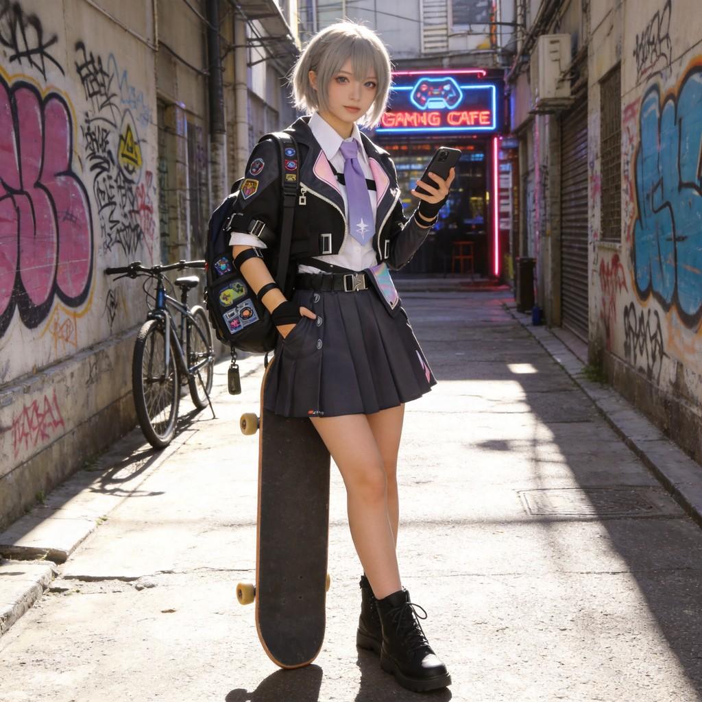 Neverness To Evernessgame Theme Cosplay Costume With Polyester Fabric For Anime And Gaming Fans