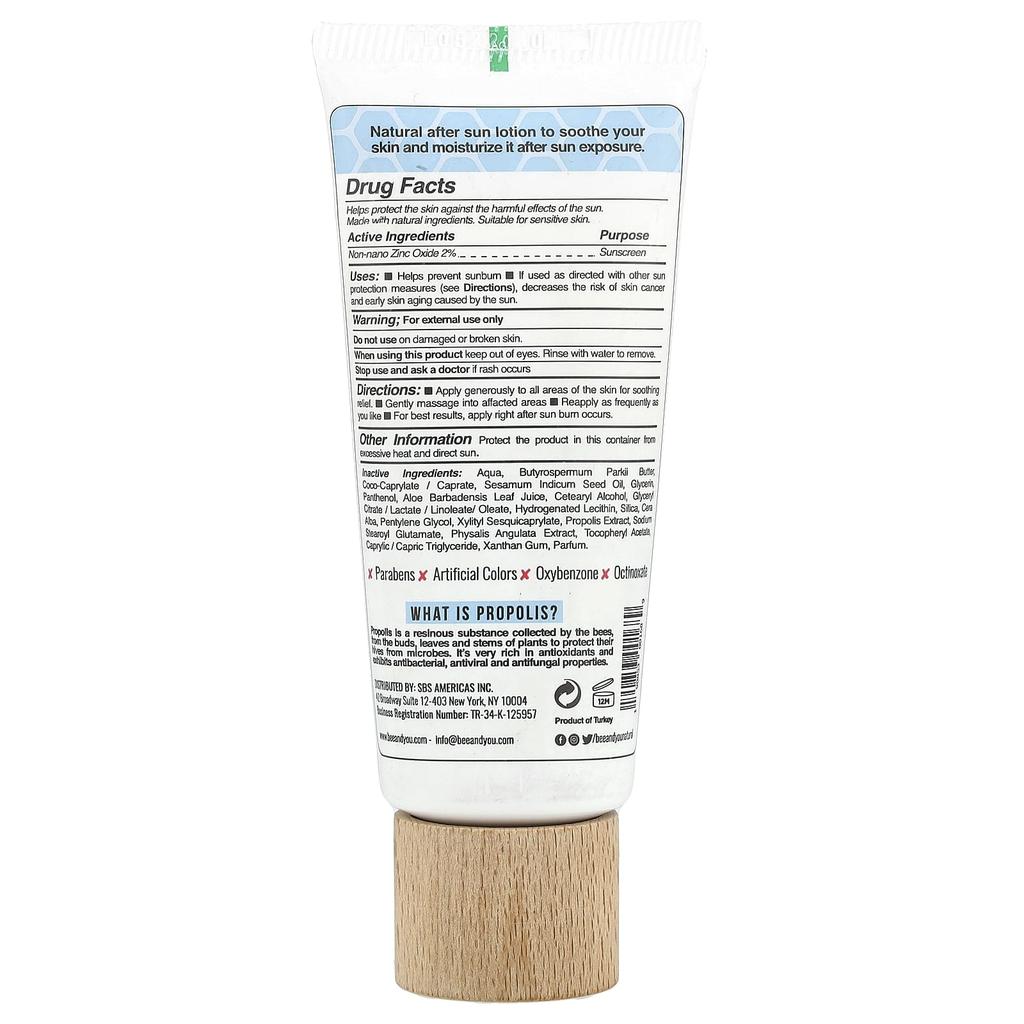 Bee & You, Natural After Sun Lotion, 80Ml