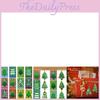 Cute And Colorful Holiday Cartoon Christmas Tree Stickers For Family Bonding Activities