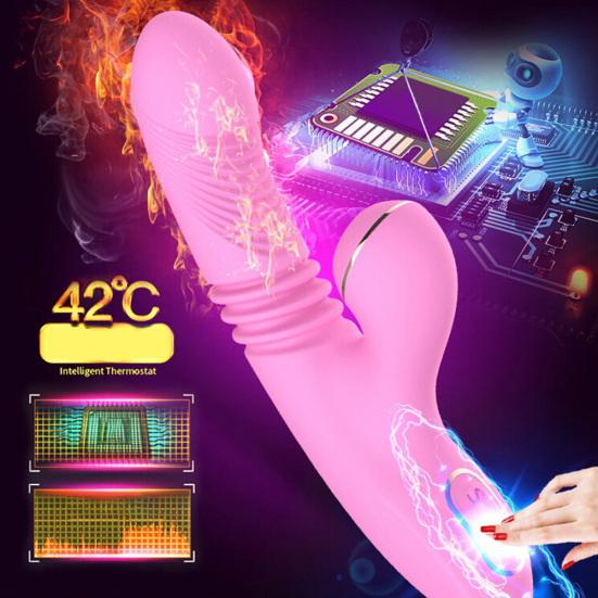 Ženy USB dobíjecí erotická hračka Vícefrekvenční masážní masturbační vibrátor