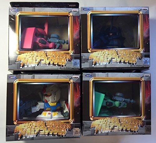 

Mobile Suit Gundam Real Sound Figure Collection All 4 Types Set Banpresto