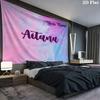 Aitana Custom Name Wall Tapestry Aesthetic Wall Hanging Printed Fabric Blanket Decorative Tapestries for Bedroom Living Room Home Decor