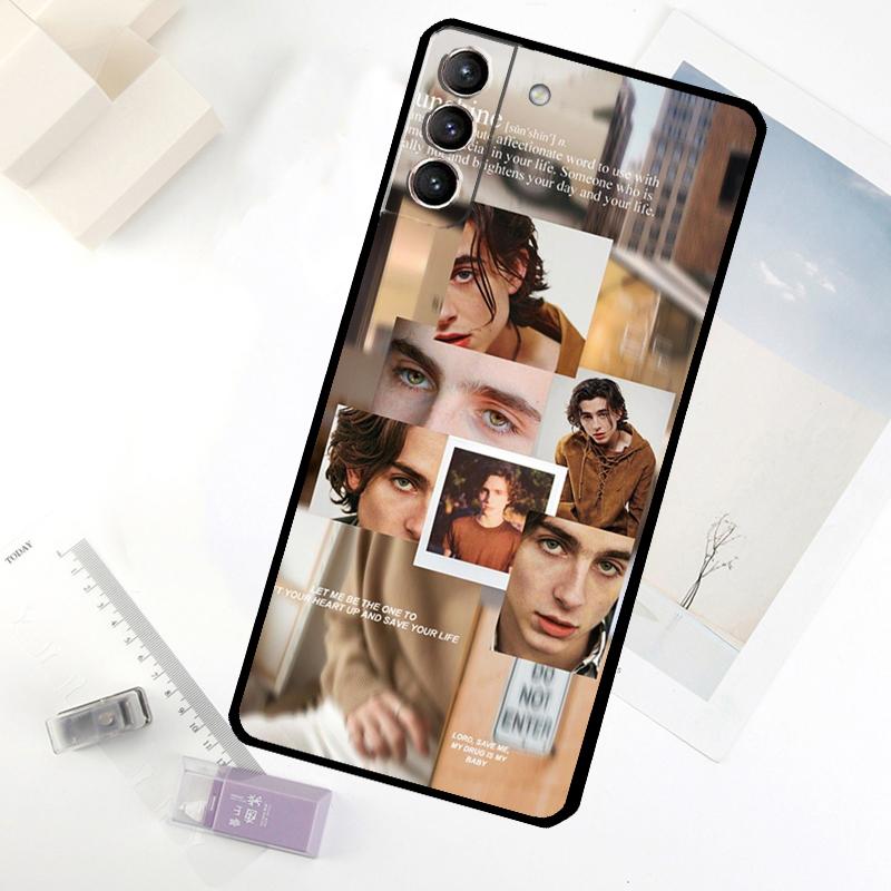 Timothee Chalamet Phone Case For Samsung Galaxy S20 FE S21 S22 S23 S24 S25 S26 Ultra S10 S25 Plus S25 FE Cover