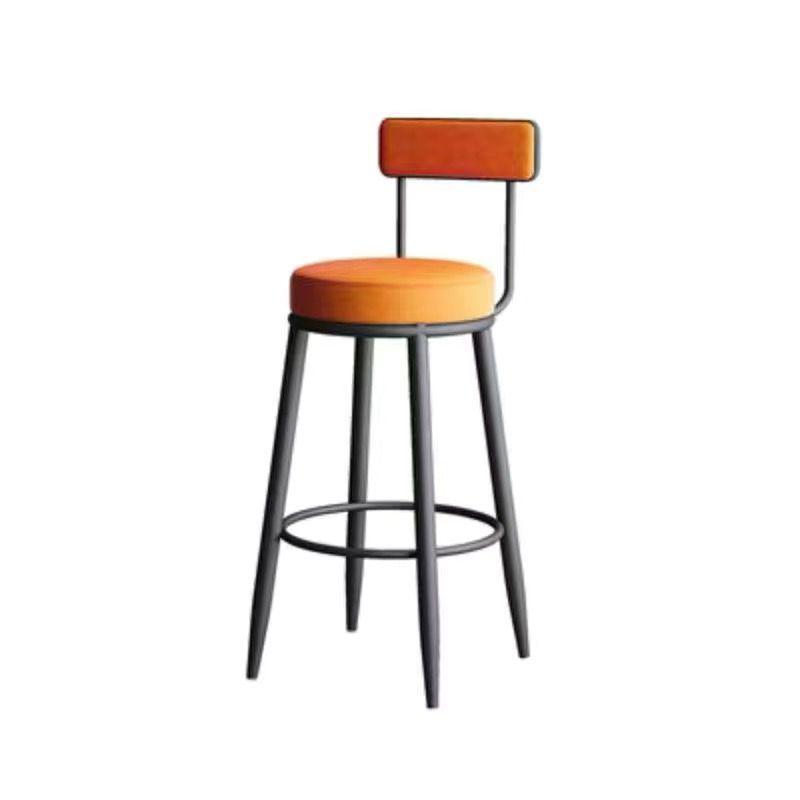 Nordic Modern High Backrest Bar Stool for Home & Coffee Shop