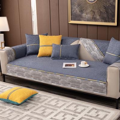 Husă de canapea Nordic Chenille 2/3 locuri Antiderapant mozaic colț canapea fotoliu husă pernă de canapea Protector de mobilier 4 locuri