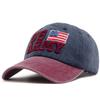 Cappellini da Baseball Ricamati con Bandiera USA Cotone Lavato Vintage Cappellino da Papà Uomo Donna Morbido in Cima Cappello da Sole da Esterno Casuale Patriottico Regolabile