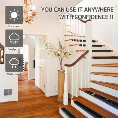 1 Rollo Protector de Borde de Escalera PVC Blando Antideslizante Borde de Nariz de Escalera en Forma de L Tiras de Ribete de Borde de Escalón Autoadhesivas 2m Protector de Escalón