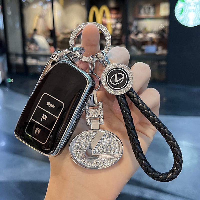 TPU Car Key Case Cover For Lexus RX350 NX300 Es300h Rx450h GS300 GX470 IS250 ES350 GX460 Nx300h Is300h Auto Keychain Accessories