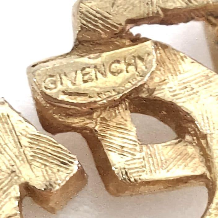 Used GIVENCHY G Logo Necklace Vintage
