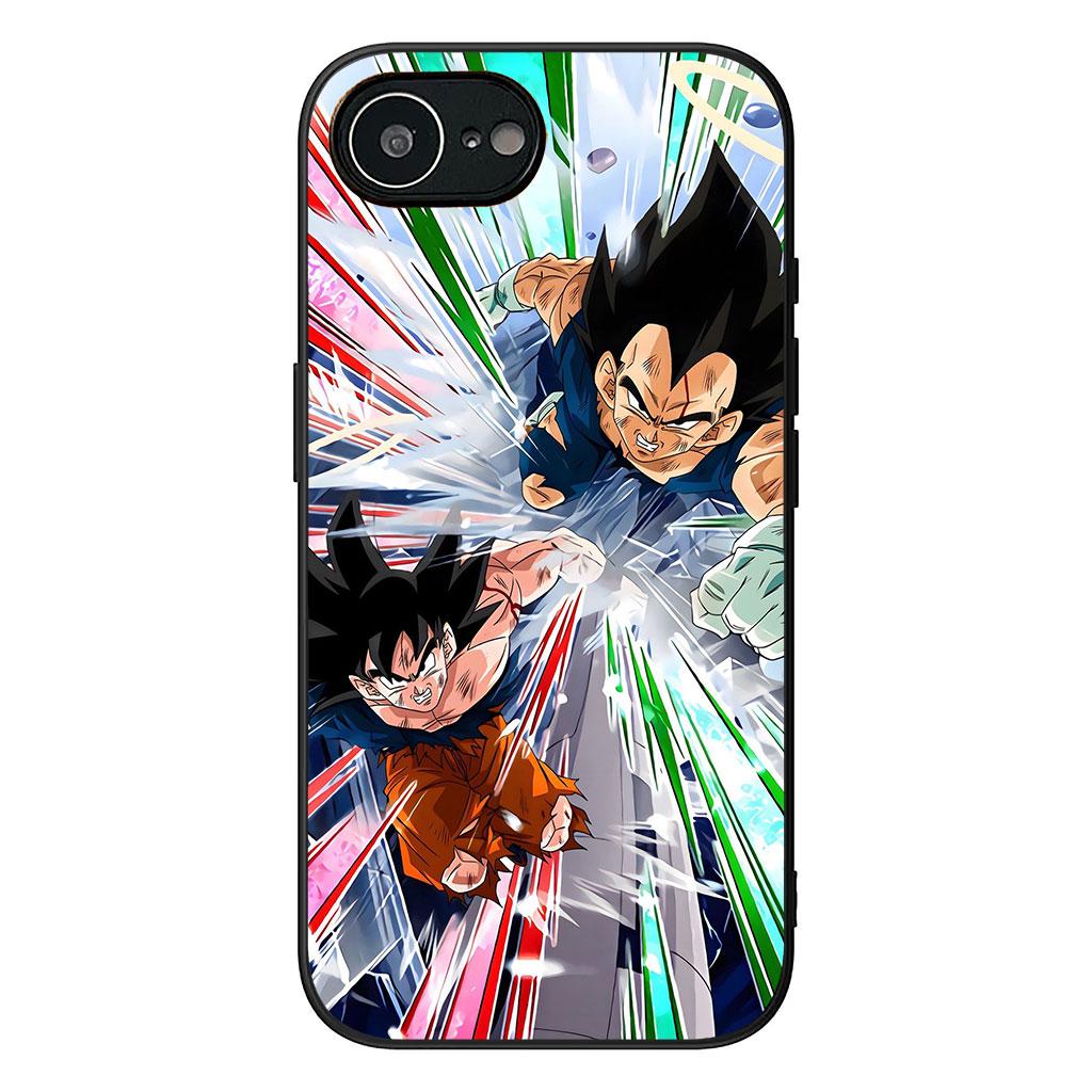 Super Vegeta Dragon Son Goku Ball Phone Cover Case for Apple iPhone 16 15 14 Plus 13 12 Mini 17 Pro Max + ProMax 16E Air 16+