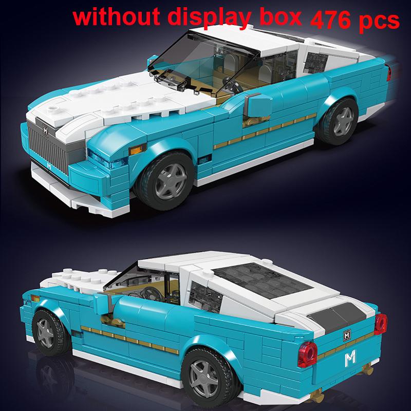 City Speed  Technical Moc Car Sports Car Racing Building Blocks Brick Vehicle Educational Construction Toys