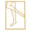 Female Art Wall Decoration Minimalist Modern Iron Art Innovative Metal Line Wall Art Decor for