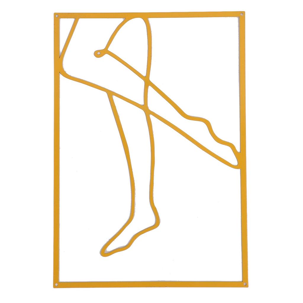 Female Art Wall Decoration Minimalist Modern Iron Art Innovative Metal Line Wall Art Decor for