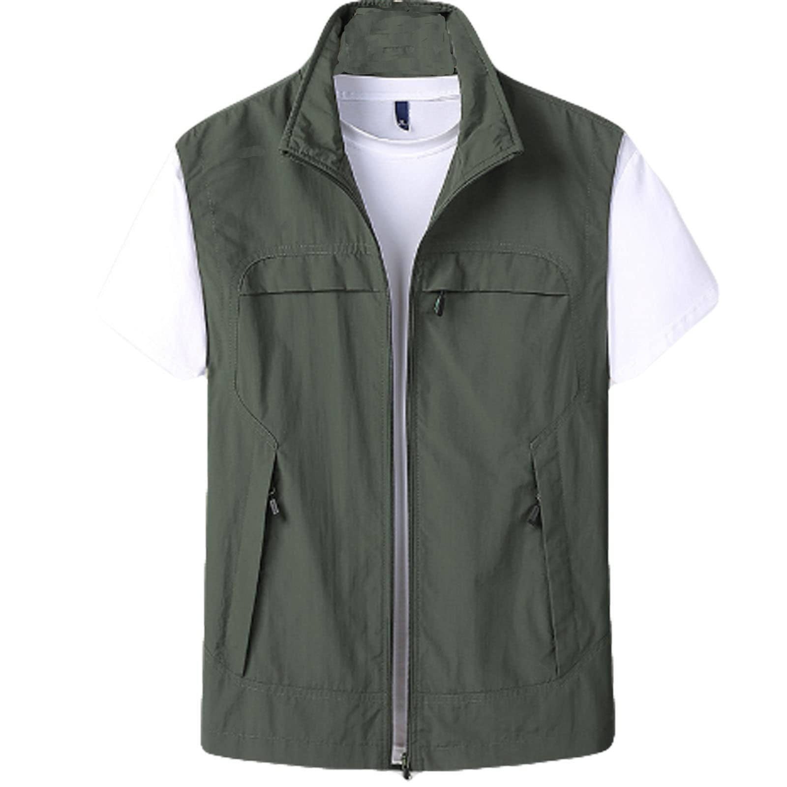 

BOIONi UV Protection Fishing Photographer Plus Outdoor Mesh Summer Vest for Fishing and Mountain Climbing Men s Vest, Vest, Sizes, Vest, Stand-Up зелёный