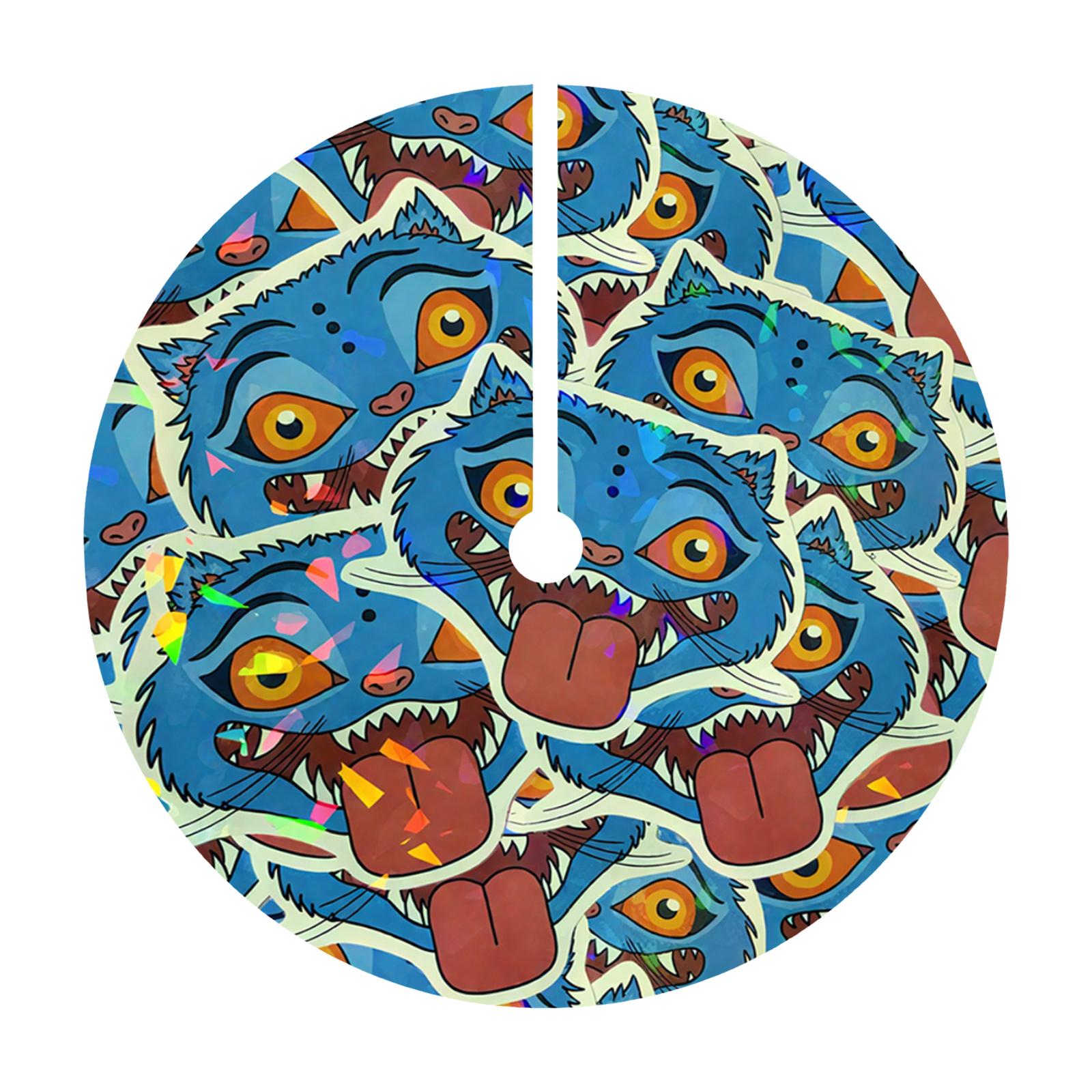 

Юбка для елки, Коврик для елки, Рождественское украшение, Рождественский сюрприз для друзей и семьи One Size