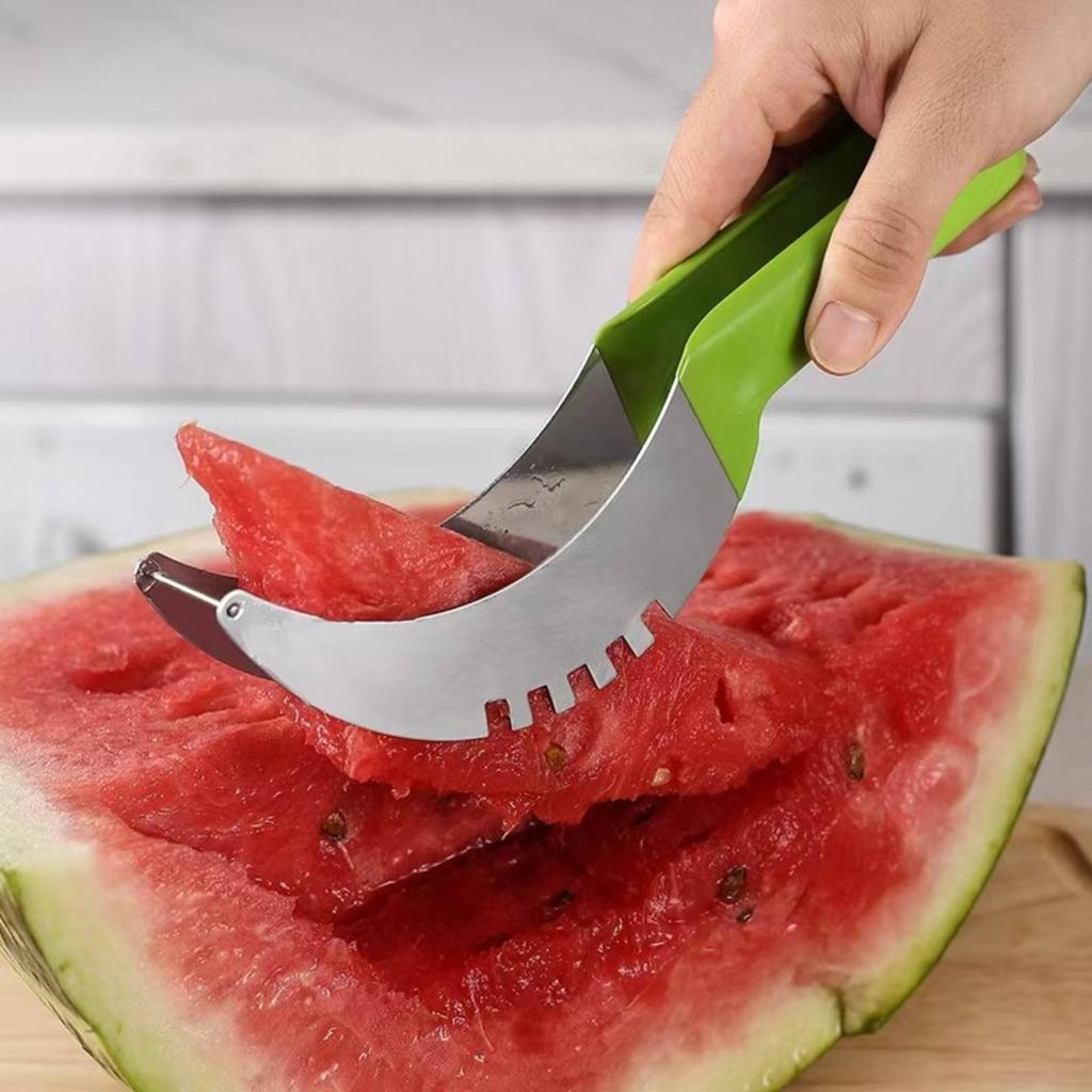 Watermelon Cube Cutter Easy To Clean Watermelon Slice Tool Melon Cutter Scoop Sharp Blade Melon Cutter Dishwasher Safe for Home
