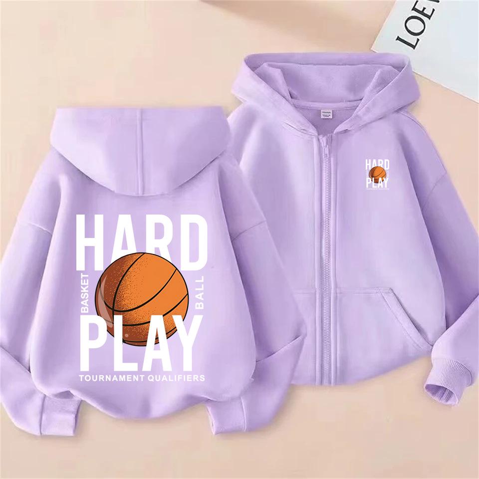 Herbst/Winter Plus Samt Kapuzen-Reißverschluss-Sweatshirt für Erwachsene und Kinder - Unisex Mode Print