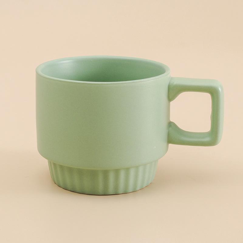 

Кружка для молока фуфу корейская чашка из керамики в стиле инс для девушки, милая, с высокой ценностью, офисная чашка для завтрака и кофе 401-500ml