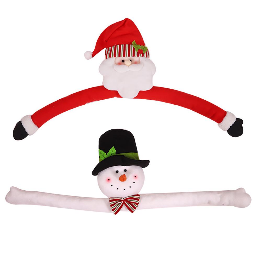 Hugging Santa Claus Snowman Plush Christmas Tree Ornament Holiday Decor Atmosphere Arrangement