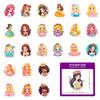 50 Sheets Princess Skirt Stickers for Kids - Cute Cartoon Girl Designs for Kindergarten Doodles