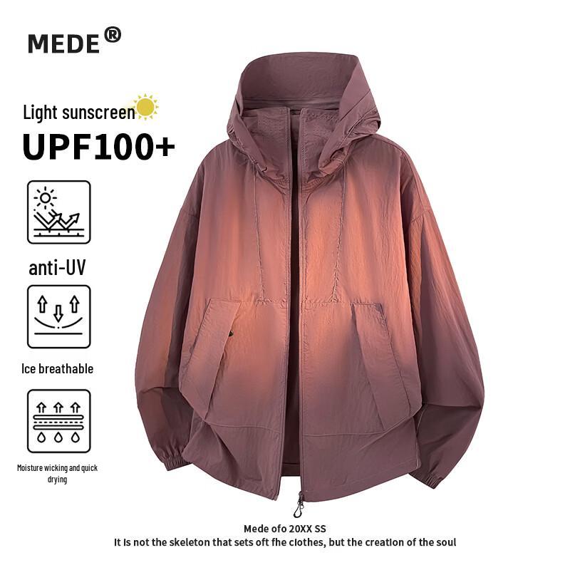 

MEDE Summer Lightweight Hooded UV Protection Jacket L