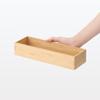 MUJI Stackable Bamboo Organizer W X 26cm D X Product Number Suitable for Clothing Storage Box, Small, 8.5cm 5.5cm H, 12057871,