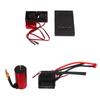 RC Brushless Motor Set 2150KV with 120A Brushless ESC Dual Fan Heat Sink Program Card Combo Set For Traxxas 1/8 RC Crawler