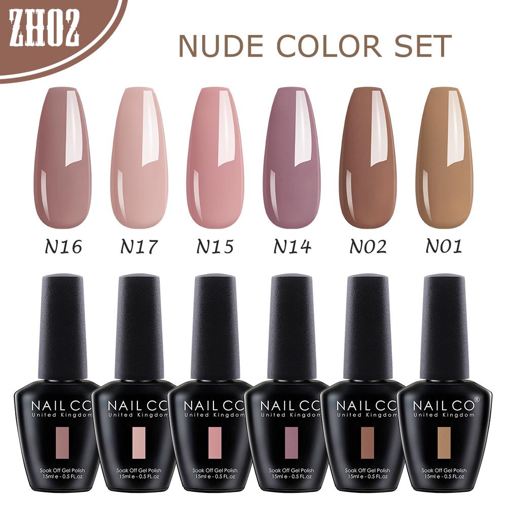 

NAILCO 15 мл телесный коричневый кофейный цвет серии гель-лак для ногтей дизайн Lakiery Hybrydowe Vernis дизайн ногтей блестящий маникюр УФ-гель для ногтей