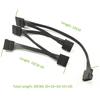 1 Power Supply Splitter SATA To 5 IDE 15Pin Hard Drive Cable Cord