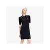 Fred Perry [womens] Rib Knit Shirt Dress   Black Afpf2438175 102 qzgAfpf2438175 102