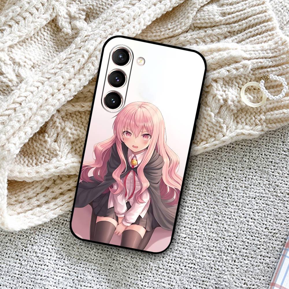 Zero No N-TsukaimaS Phone Case Black Ultra-thin Shockproof Case For Samsung S24/S25/S22/S30/Note20/Lite/Ultra/5G/Plus/FE