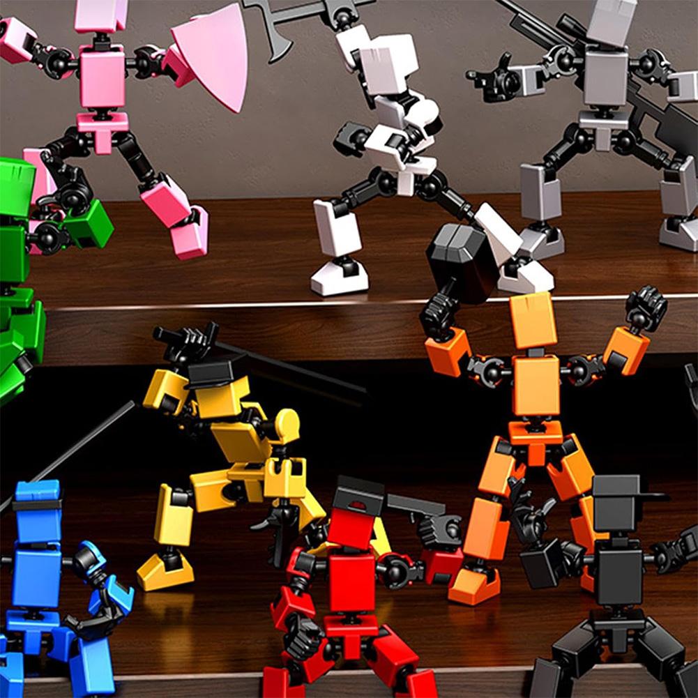 13 Mehrgelenkige Bewegliche Formwandler Roboter 3D Gedruckte Actionfiguren Bewegliche Roboter Spielzeug Vollkörper Mechanisches Schaufensterpuppen Dummy Spielzeug