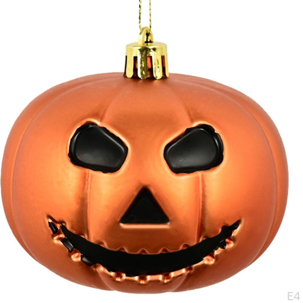 3 Pieces Halloween Hanging Pumpkin Decorations Ball Ornaments,Baubles Scary Spooky Party