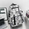 Student Skolesekk Herre Graffiti Trykk Ryggsekk Dame Stor Kapasitet Ryggsekk