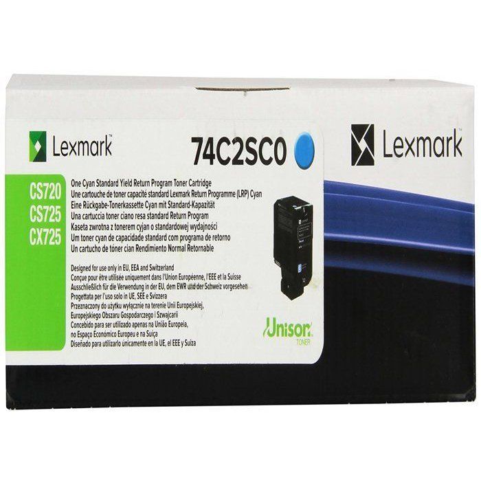 Cartouche toner Lexmark - Cyan - Laser - Rendement Standard - 7000 Pgs