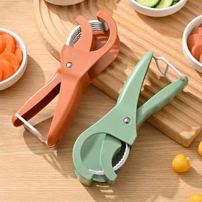 Manual Fruit Slicer Vegetable Chopper Portable Salad Maker with Peeler Multifunctional Kitchen Slicer for Radish Carrot Cucumber