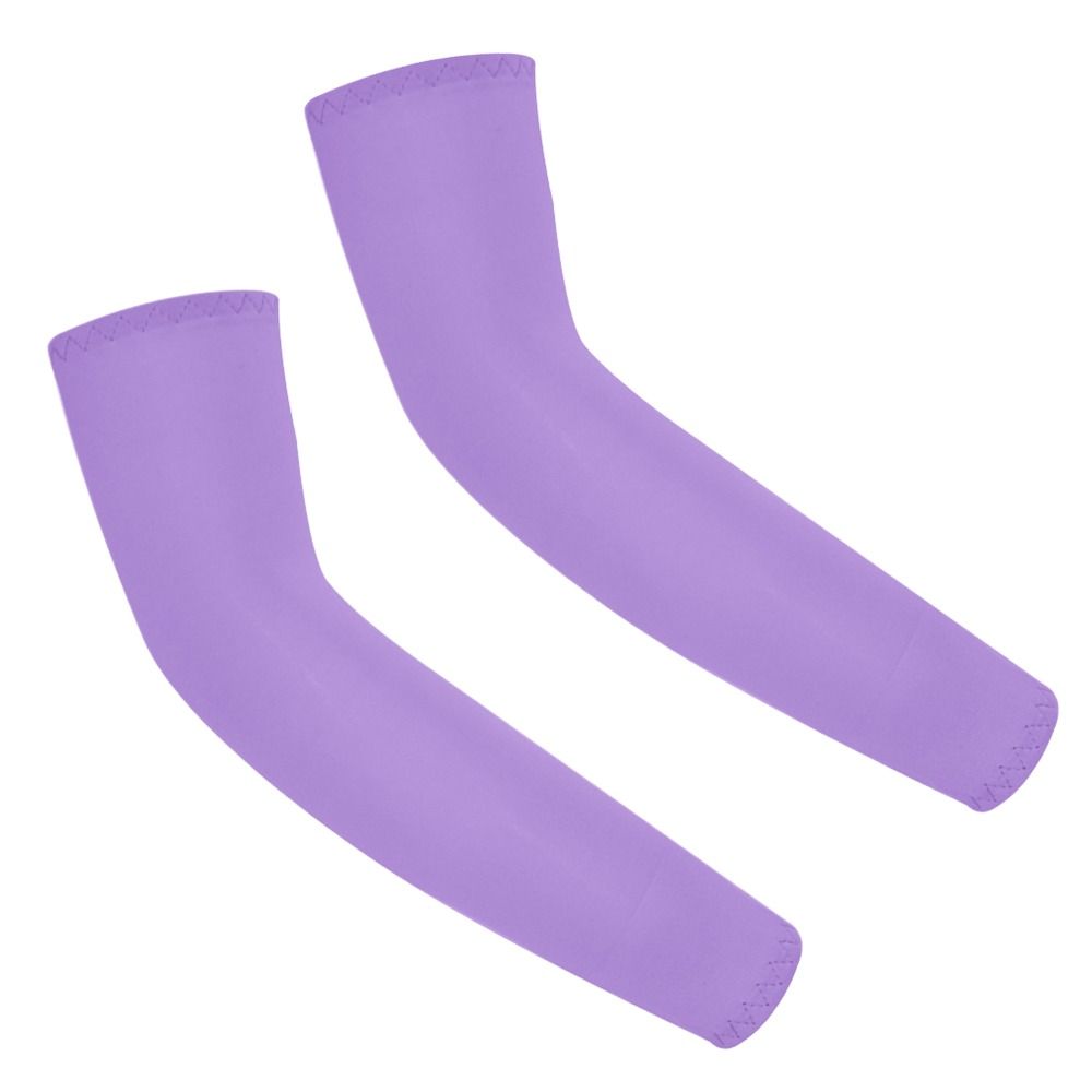 

1 Pair Kids Sports Cooling Arm Sleeves Cover Sun UV Protection For 5-12 Years Girls Boys Elastic Ice Cuff Cycling Arm Warmer рожевий