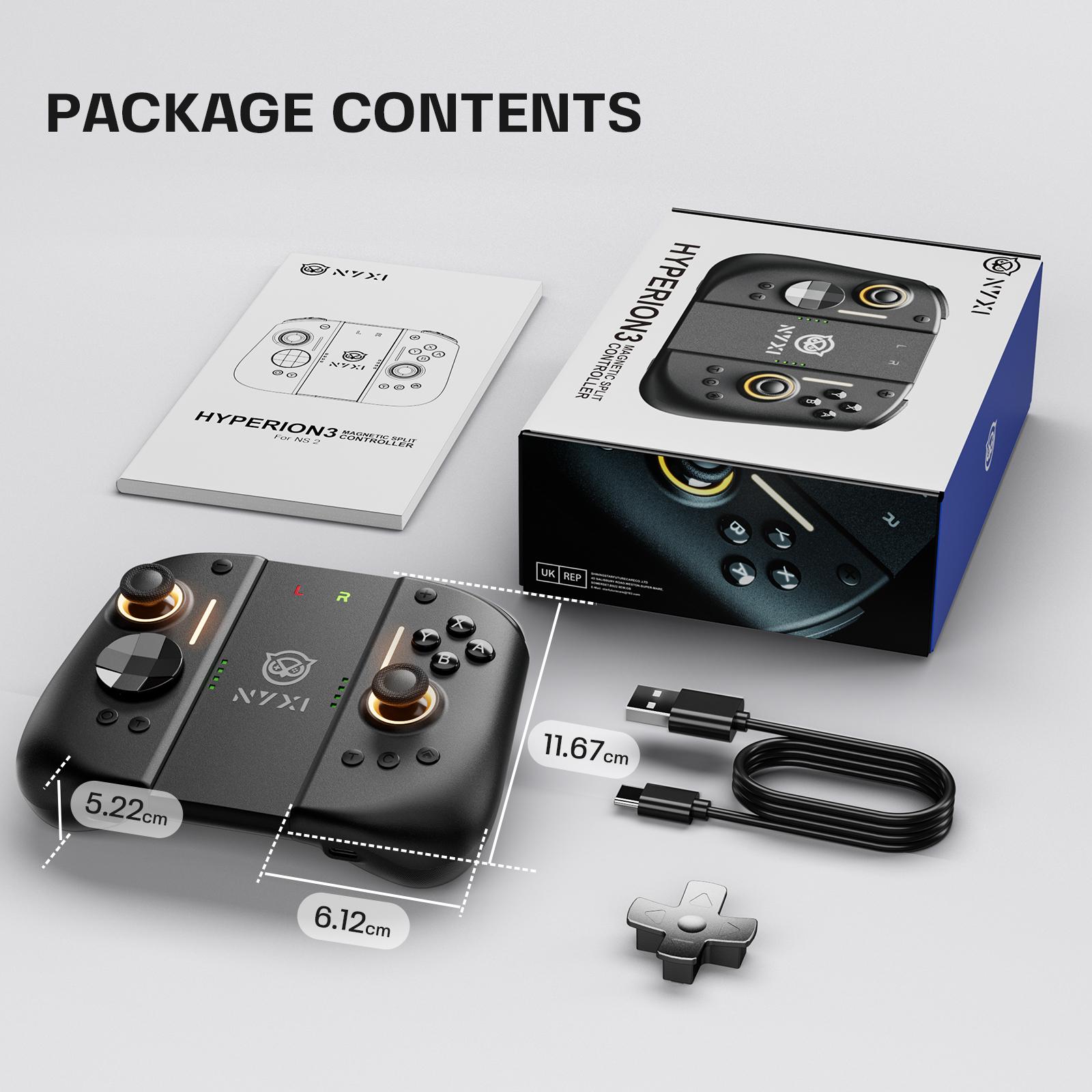 

Бездротовий JoyPad NYXI Hyperion 3 для Switch 2 чорний