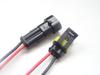 5pcs/lot 1.5 Kit 2/3/4/5/6 Pin Female Male Waterproof HID Electrical Wire Cable Automotive Connector Adapter Car Plug
