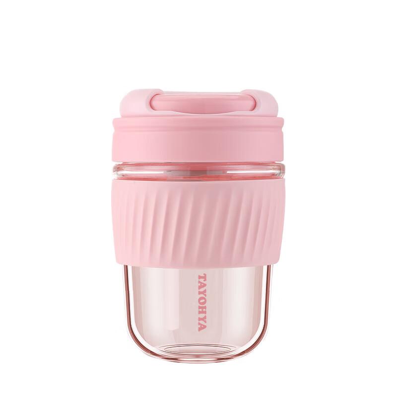 TAYOHYA Donut Double Wall Glass Tumbler
