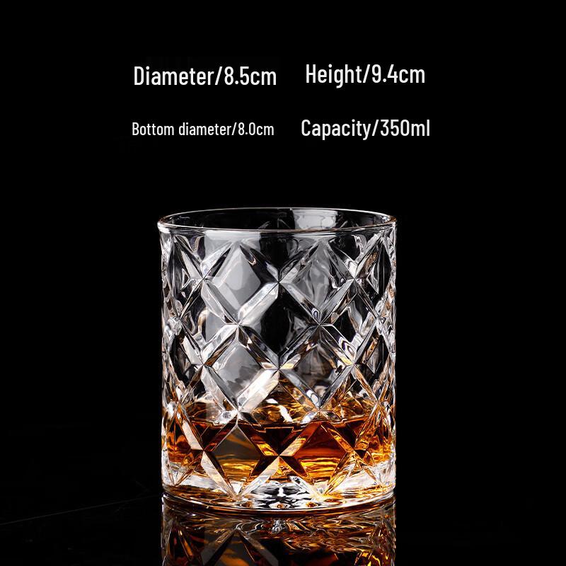 Sikaizhuo Elegant Glass Whiskey & Beverage Tumblers