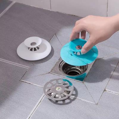 Sewer Anti-Odor Drain Stopper, Kitchen Sink Plug, Bathroom Sink Press-Type Cover, Washbasin Stopper To Prevent Water Leaks