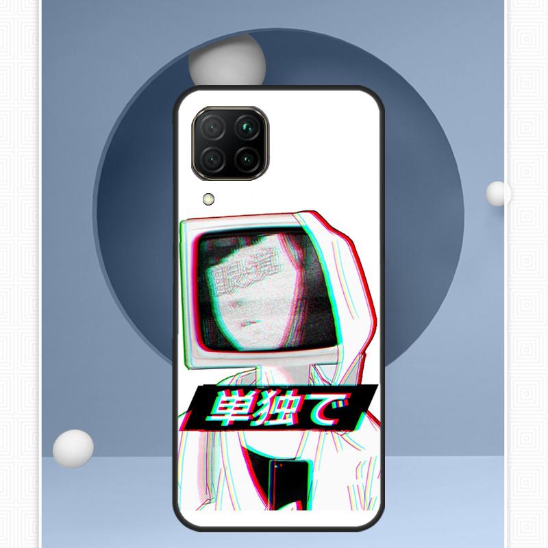 Sad Japanese Anime For Huawei Nova 12i 12s 11i 8i Y91 Y60 Y70 Y72 Y90 Y61 9 10 SE P20 P40 Lite P30 P60 Pro Case