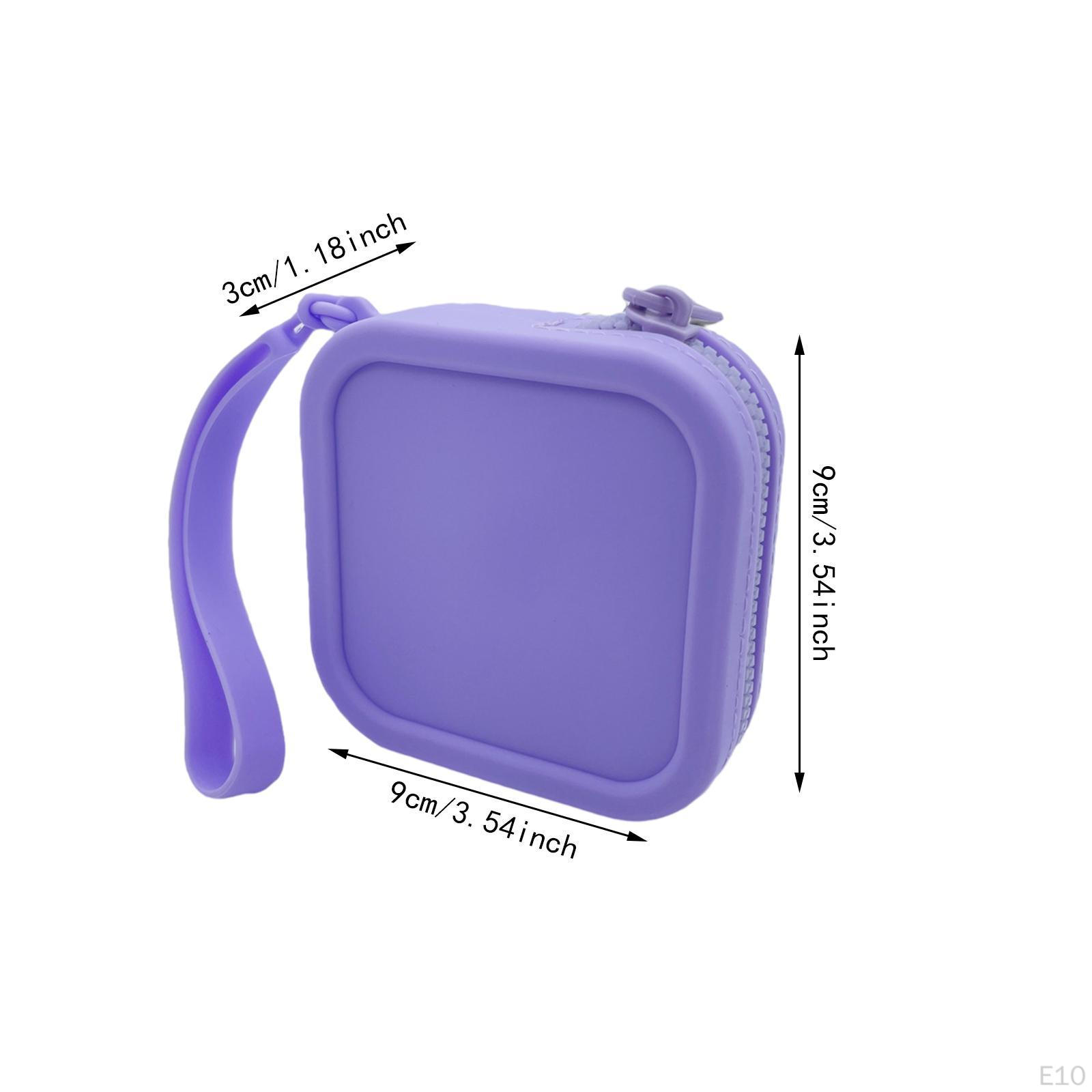 Силиконовый кошелек сумка для ключей водонепроницаемая молния небольшое хранилище — фото 7