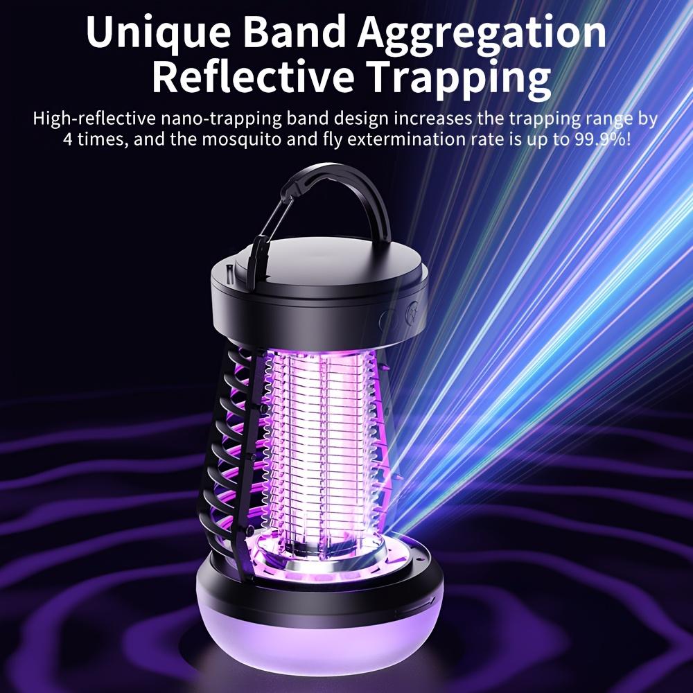 UV Mosquito Lamp, Electric Mosquito Killer Insect Trap 2000V, Powerful Mosquito Repellent Exterminator Bug Zapper for Indoors Outdoors Garden Bedroom