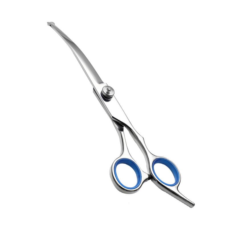 Pet Grooming Scissors Round Head Professional Stainless Steel Dog Hair Scissors Durable Pet Shears Animal Cutting Portable Set