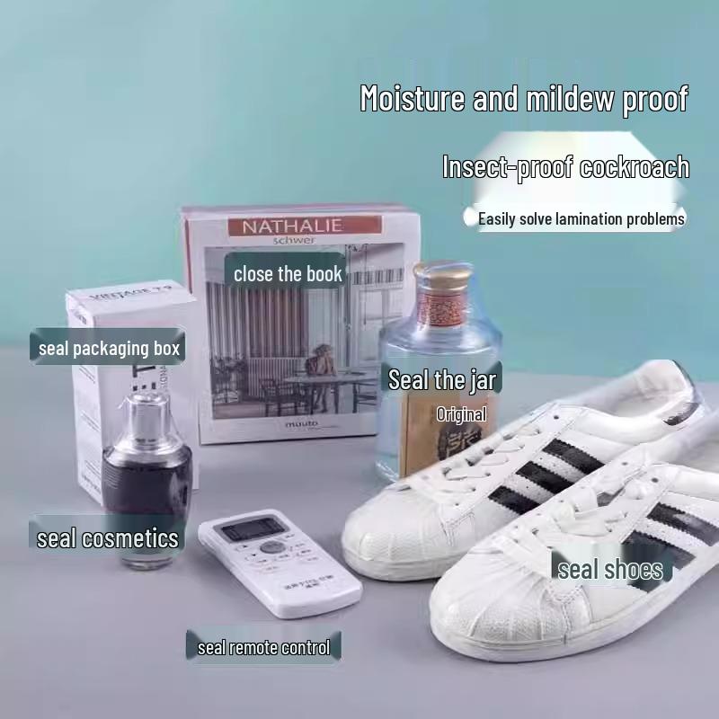 

Сумка для хранения обуви с термоусадочной пленкой: Влагозащитная, Пылезащитная, Антиокислительная, Многоразовая герметичная крышка 15*30cm 20 pcs (up to size 30 single shoe)