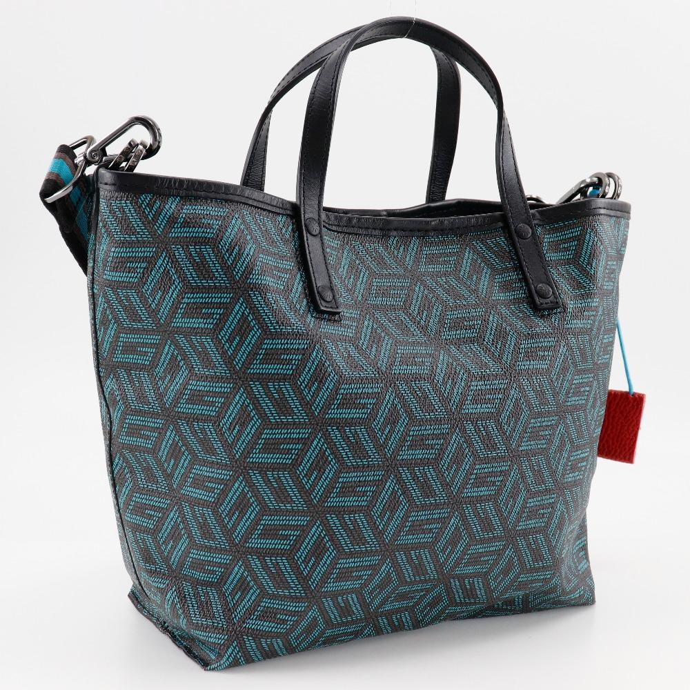 Gabs 2WAYShoulder Handbag Black / Blue PVC Women Used