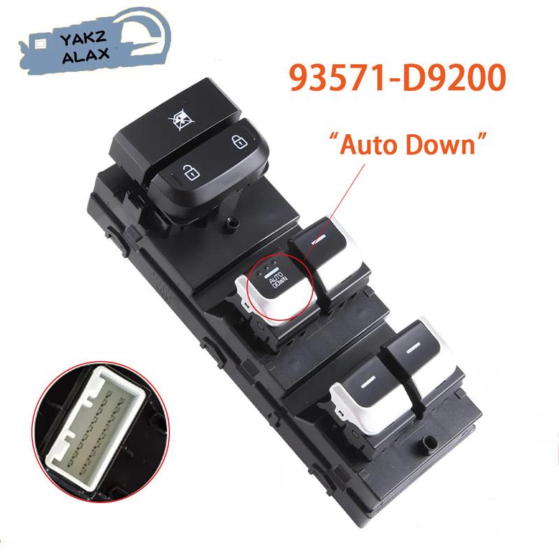 Front Left Electric Window Control Switch Glass Lifter Button for KIA KX5 Sportage 2017- 93571-D9200 93571D9200 Auto Parts